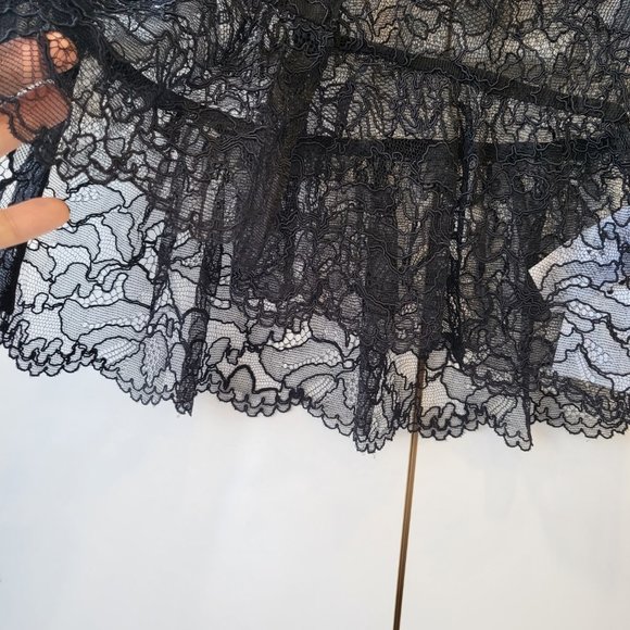 GANNI! Light Lace V Neck Blouse  Light Lace - Picture 8 of 10